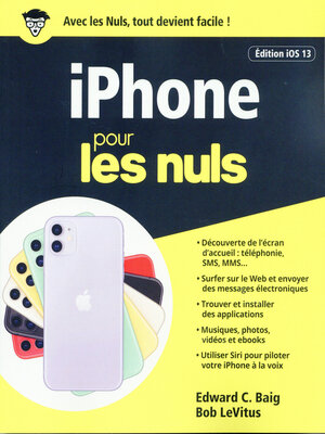cover image of iPhone iOS 13 pour les Nuls